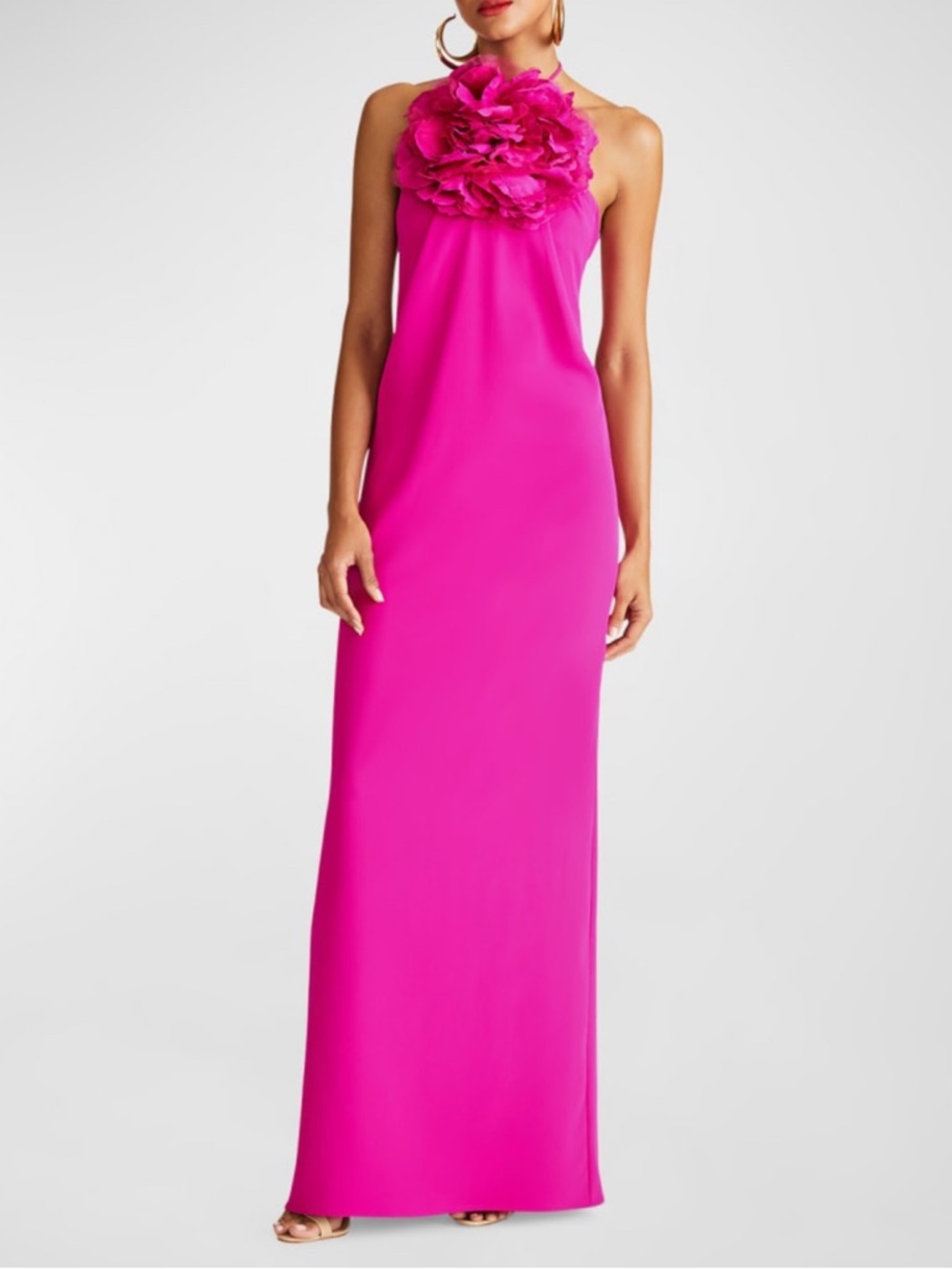 Halston ONIKA GOWN IN CREPE CADY